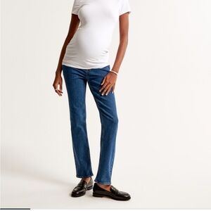 Maternity Ankle Straight Jeans